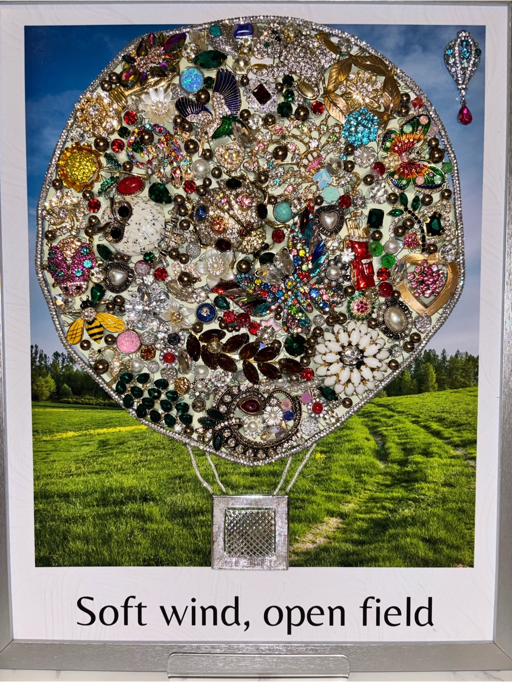 Hot Air Balloon Jewelry Art Picture